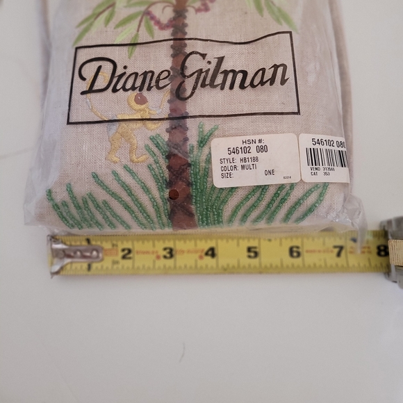 Dianne Gilman embroidered shoulder bag - Picture 2 of 5